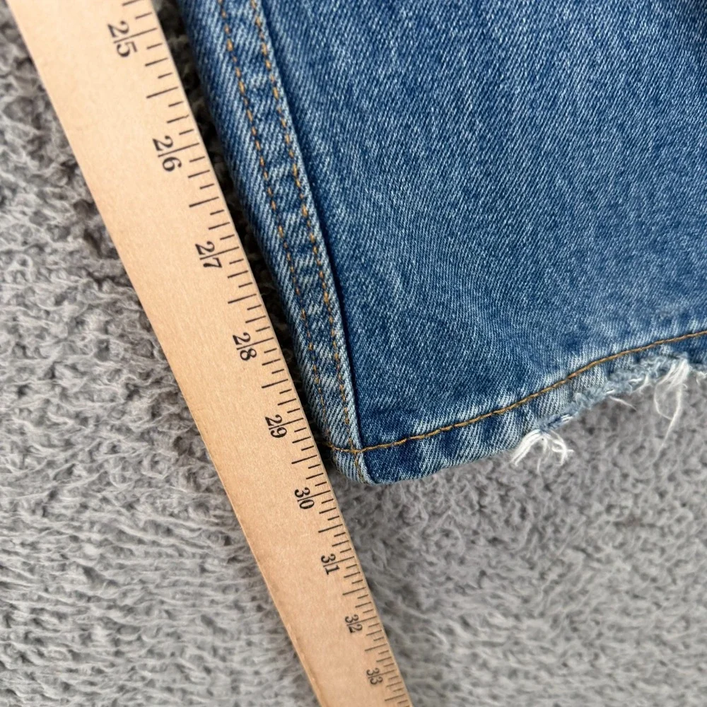 Levi's 505 Jeans Mens 34x30 Blue Cotton Denim Straight Travel Workwear Utility